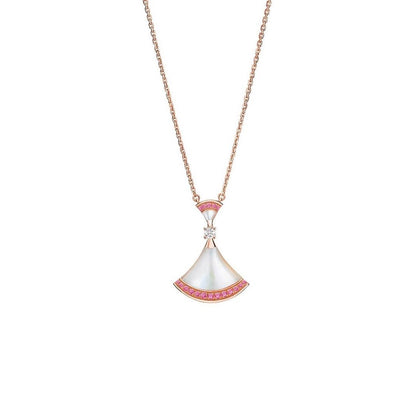 [GALE]DREAM NECKLACE MOP PINK DIAMOND