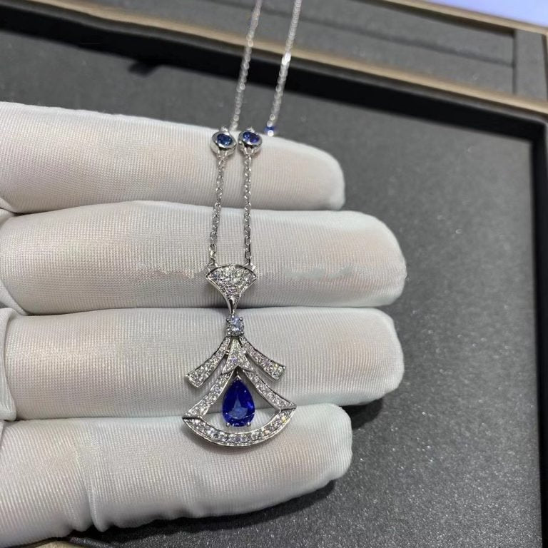 [GALE]DREAM NECKLACE AGATE DIAMOND SILVER