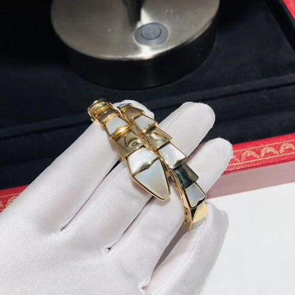 [GALE]SERPENTI BRACELET MOP GOLD