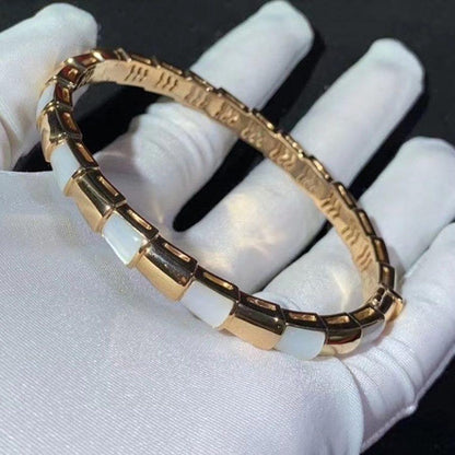 [GALE]SERPENTI BRACELET PINK GOLD MOP