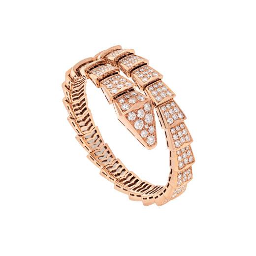 [GALE]SERPENTI BRACELET 8MM PINK GOLD DIAMOND