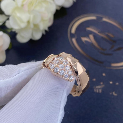 [GALE]SERPENTI RING PINK GOLD DIAMOND