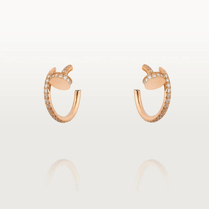 [GALE]JUSTE EARRINGS 12.75MM PINK GOLD DIAMOND