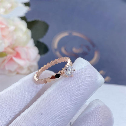 [GALE]BEE LOVE RING PINK GOLD 1 DIAMOND