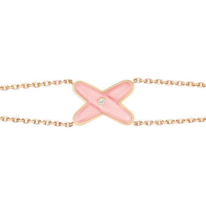 [GALE]JEUX BRACELET PINK MOP PINK GOLD 1 DIAMOND