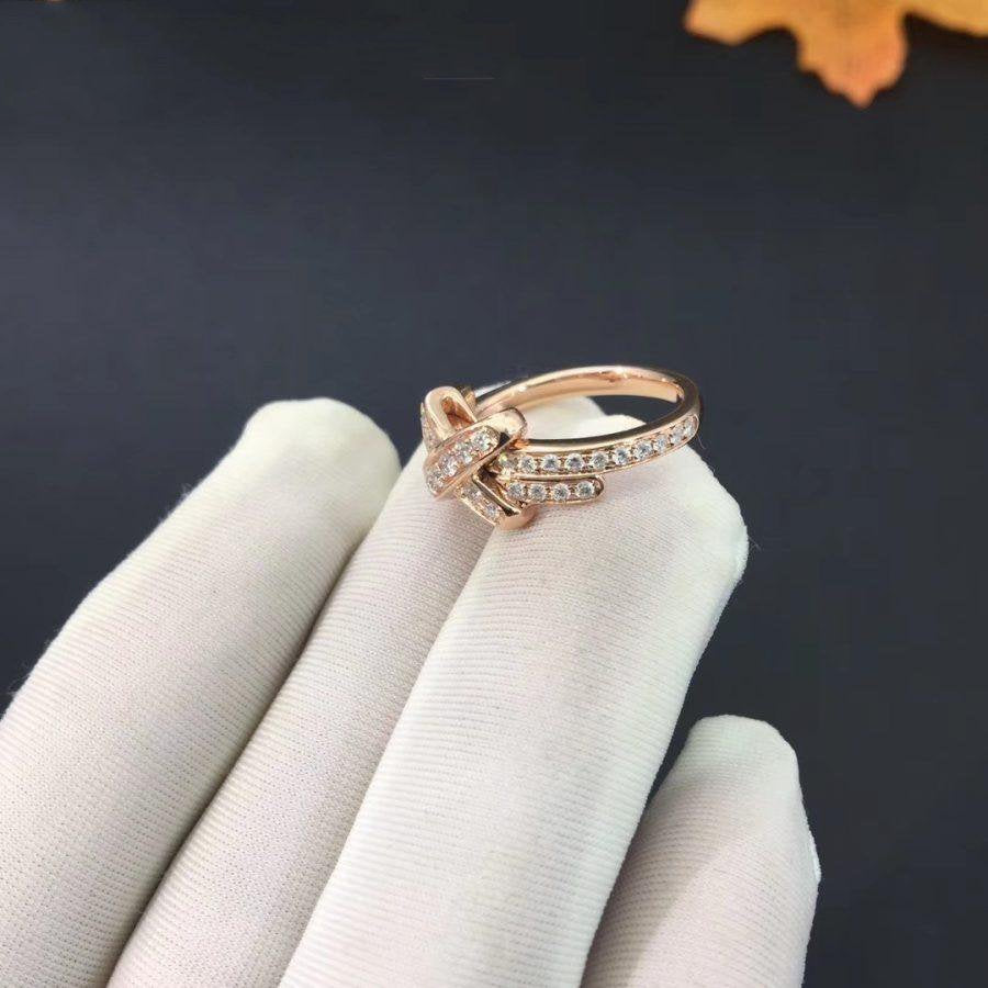 [GALE]JEUX DE RING PINK GOLD DIAMOND