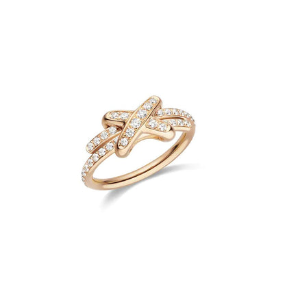[GALE]JEUX DE RING PINK GOLD DIAMOND