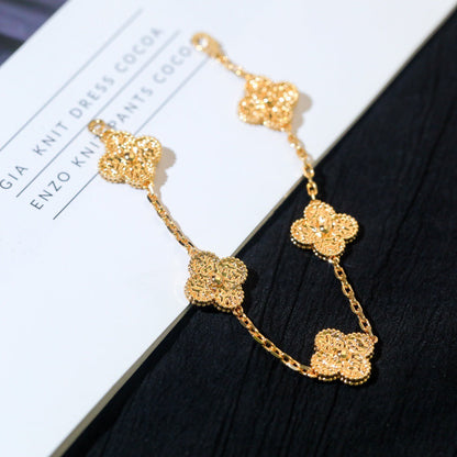 [GALE]CLOVER 5 MOTIFS BRONZING BRACELET