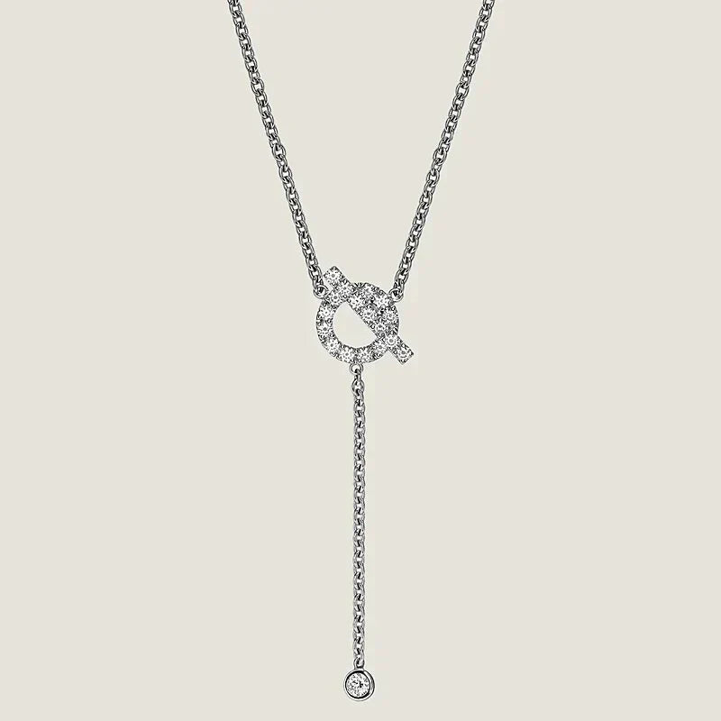 [GALE]FINESSE SILVER DIAMOND NECKLACE