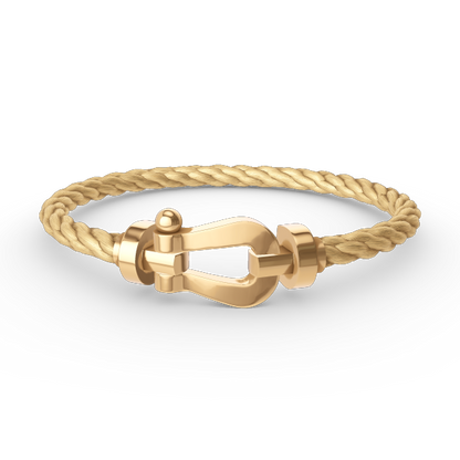 [GALE]FORCE LARGE HORSESHOE NO DIAMOND BRACELET GOLD