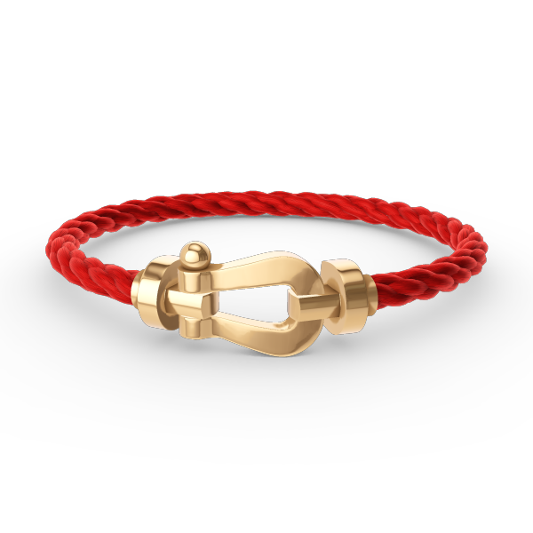 [GALE]FORCE LARGE HORSESHOE NO DIAMOND BRACELET GOLD