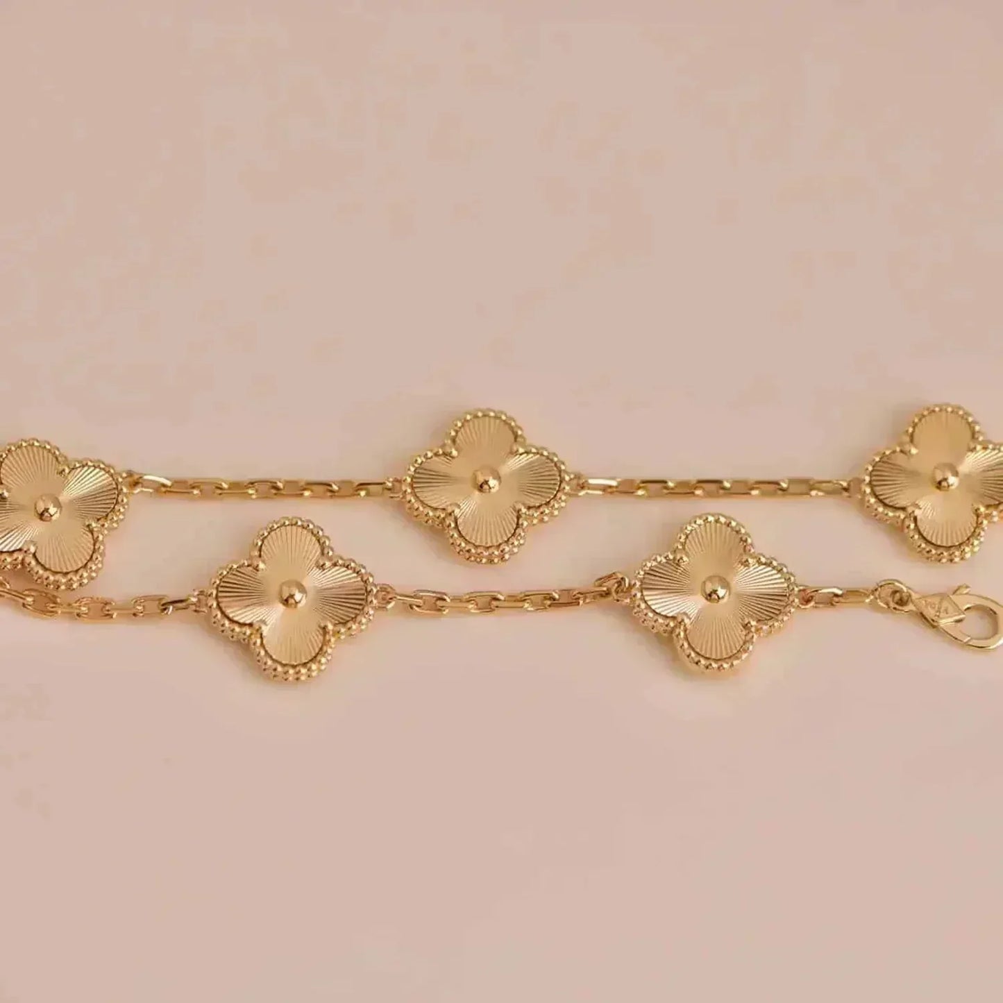 [GALE]CLOVER 5 FLOWERS LASER BRACELET