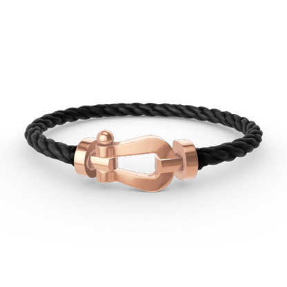 [GALE]FORCE LARGE HORSESHOE NO DIAMOND BRACELET ROSE GOLD