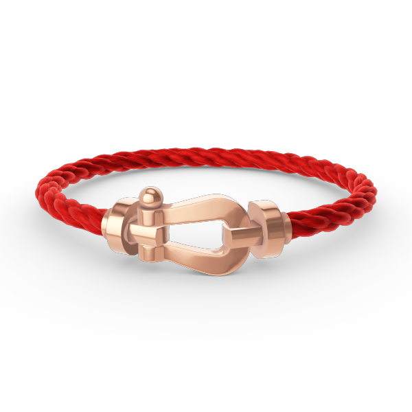 [GALE]FORCE LARGE HORSESHOE NO DIAMOND BRACELET ROSE GOLD