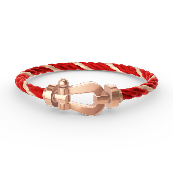 [GALE]FORCE LARGE HORSESHOE NO DIAMOND BRACELET ROSE GOLD