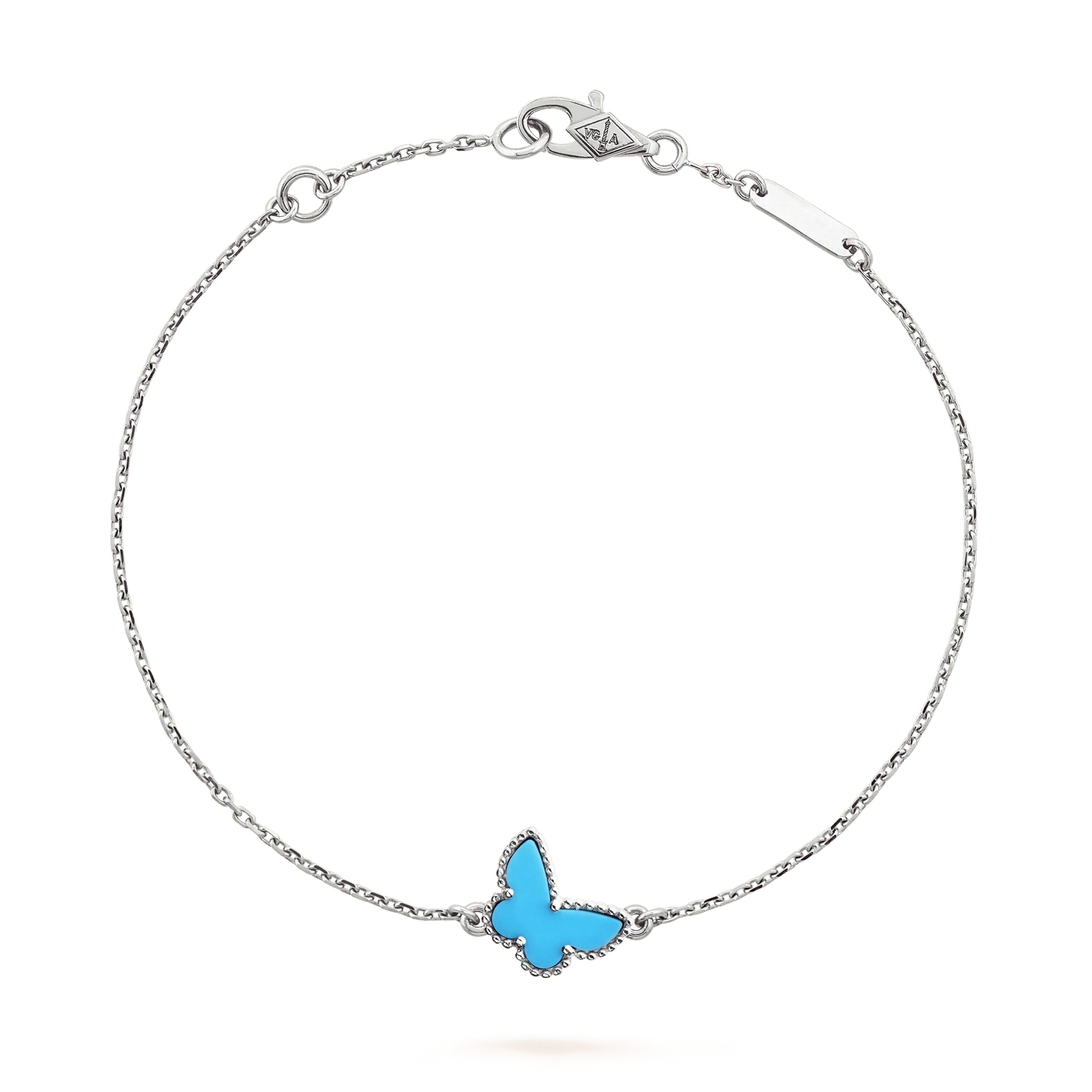[GALE]BUTTERFLY TURQUOISE BUTTERFLY BRACELET SILVER