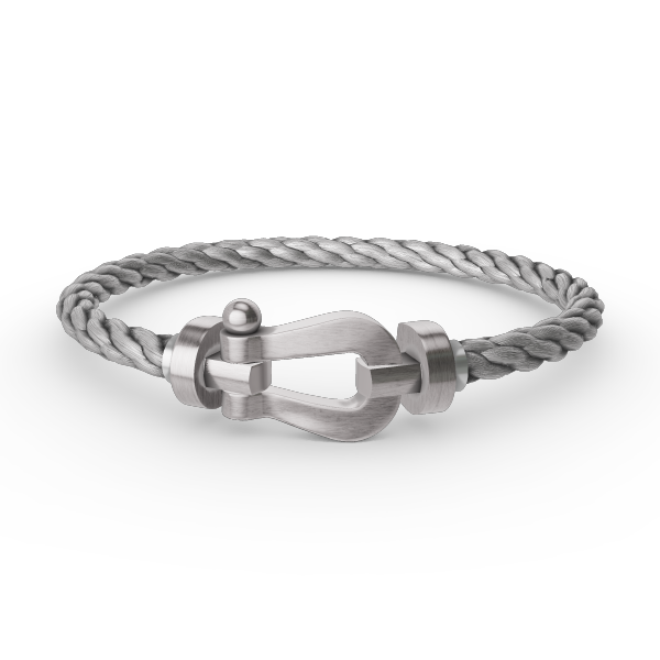 [GALE]FORCE LARGE HORSESHOE NO DIAMOND BRACELET SILVER