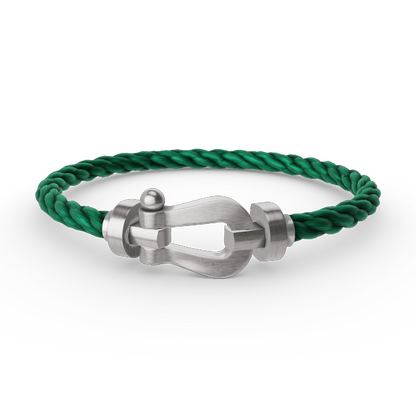 [GALE]FORCE LARGE HORSESHOE NO DIAMOND BRACELET SILVER