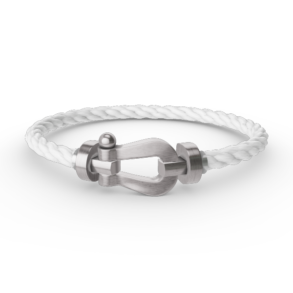 [GALE]FORCE LARGE HORSESHOE NO DIAMOND BRACELET SILVER