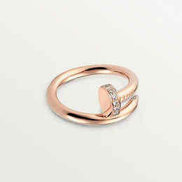 [GALE]JUSTE RING 2.65MM PINK GOLD DIAMOND